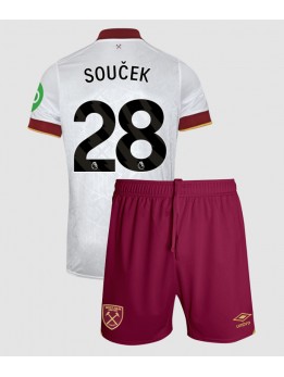 Detské Futbalové oblečenie West Ham United Tomas Soucek #28 2024-25 Krátky Rukáv - Tretina (+ trenírky)